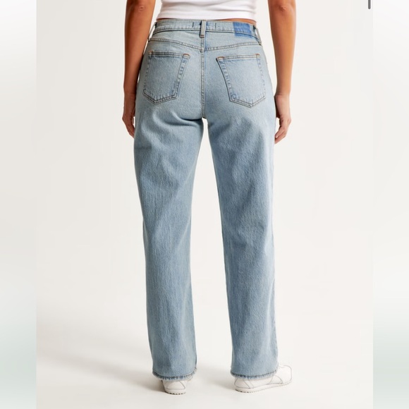 Abercrombie & Fitch The 90’s Curve Love Low Rise Baggy Jean Size 4 - Picture 7 of 7